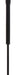 Cravache Black Heart 44cm Noir