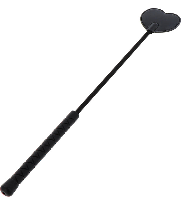 Cravache Black Heart 44cm Noir