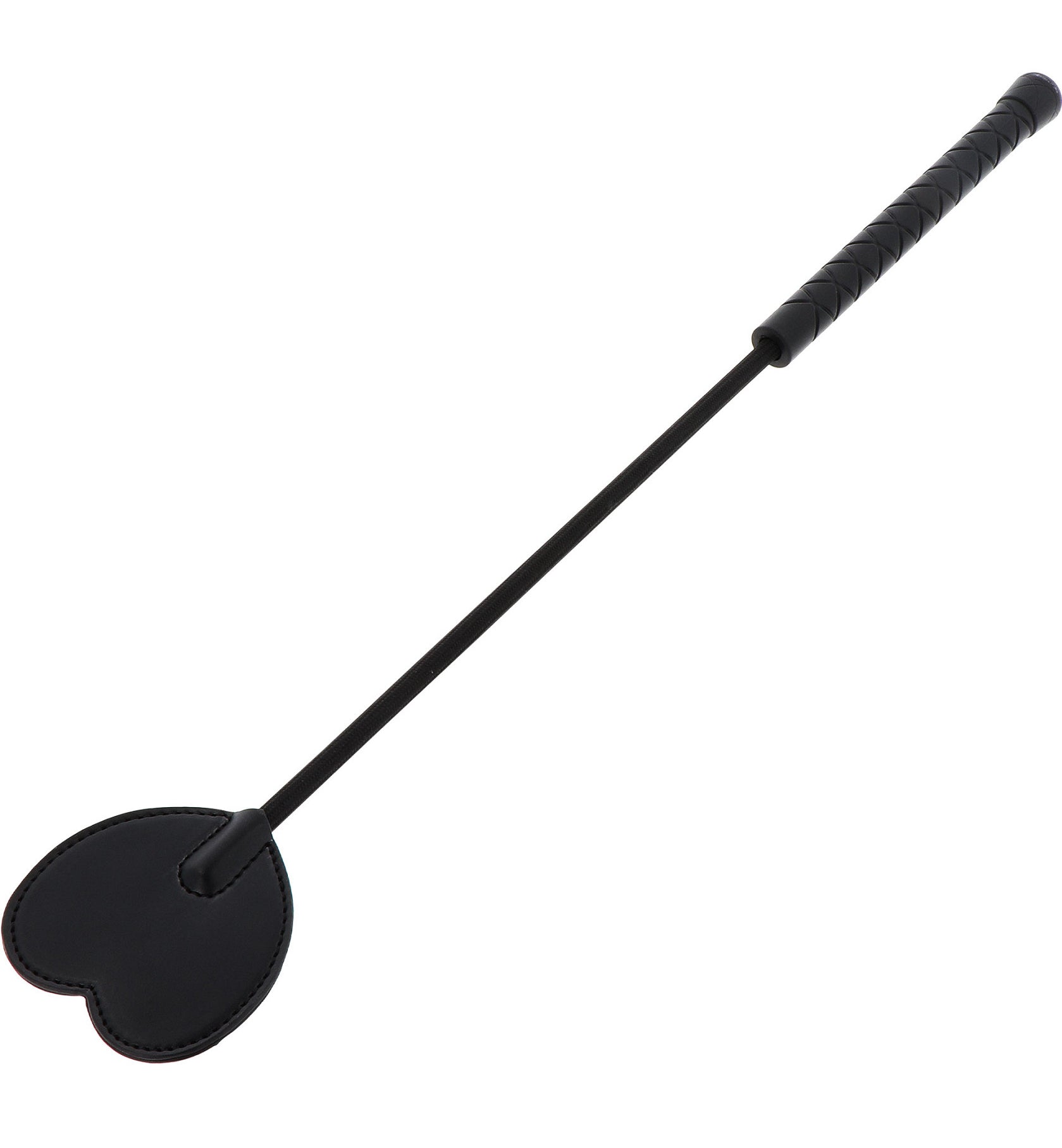 Cravache Black Heart 44cm Noir