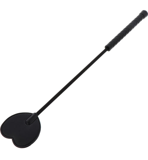Cravache Black Heart 44cm Noir