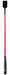 Cravache cuir et nylon Neon Stick 72cm Noir-Rouge