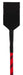 Cravache cuir et nylon Neon Stick 72cm Noir-Rouge