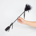 Cravache et Plumeau Secret Touch 50cm Noir