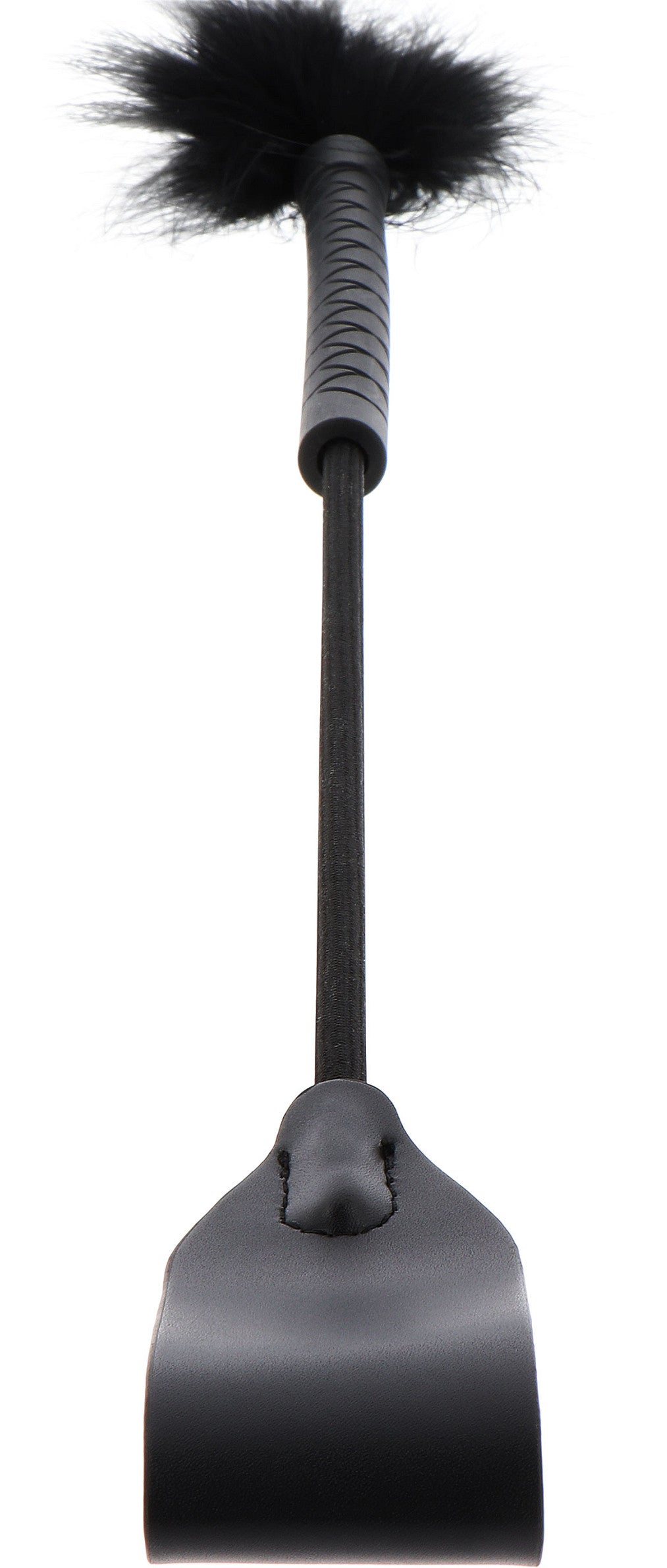Cravache et Plumeau Tick Whip 56cm Noir