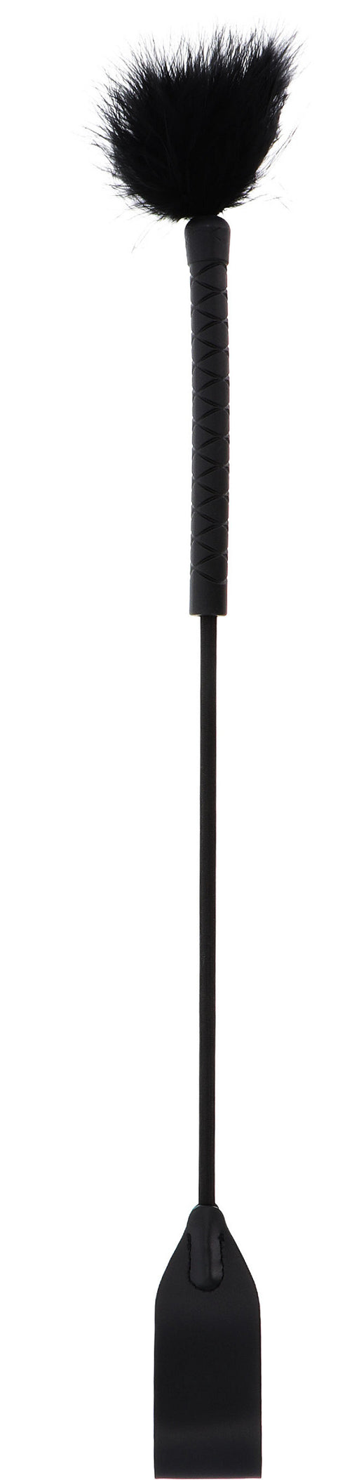 Cravache et Plumeau Tick Whip 56cm Noir