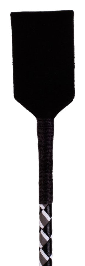 Cravache Nub Neon 72cm Noir-Blanc