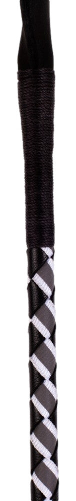 Cravache Nub Neon 72cm Noir-Blanc