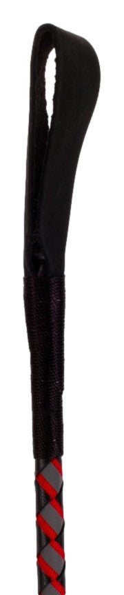 Cravache Nub Neon 72cm Noir-Rouge