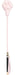 Cravache Patte Pawvelvet Rose 52cm