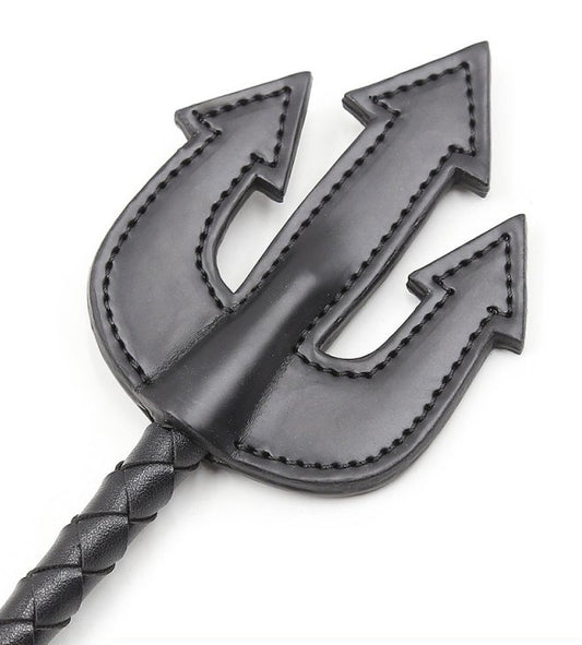 Cravache Trident 65cm Noire