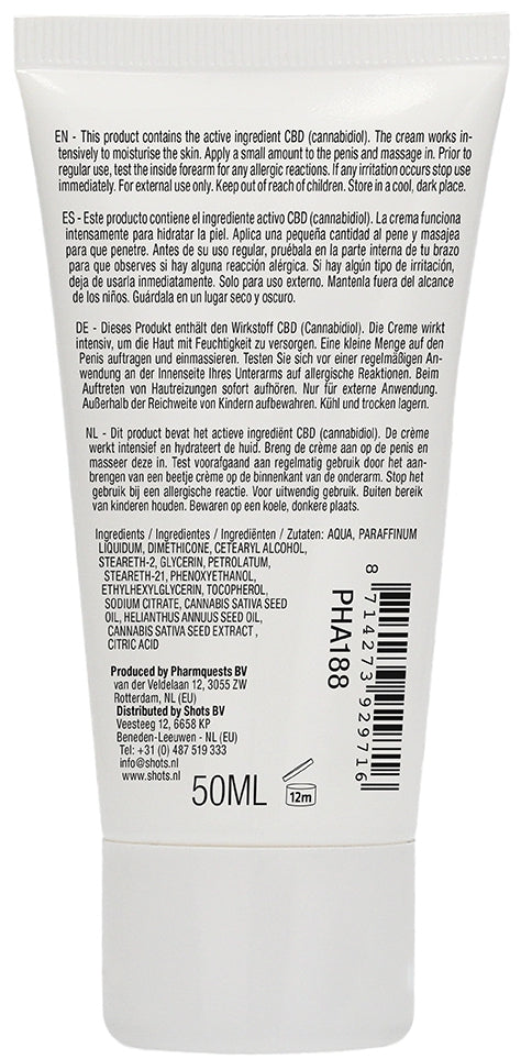 Crème de masturbation Natural CBD 50ml