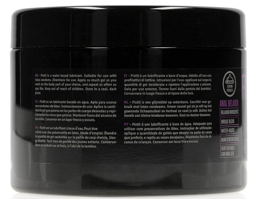 Crème relaxante Anal Relaxer 500 ml - Pot noir