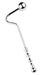 Crochet anal en métal avec poignée Double Ball 10cm