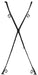 Croix de bondage pour porte Blackcross Noire