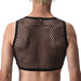 Crop Top Filet Many Noir