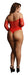 Body CROTCHLESS Rouge