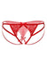 Culotte ouverte Strappy Naomi rouge