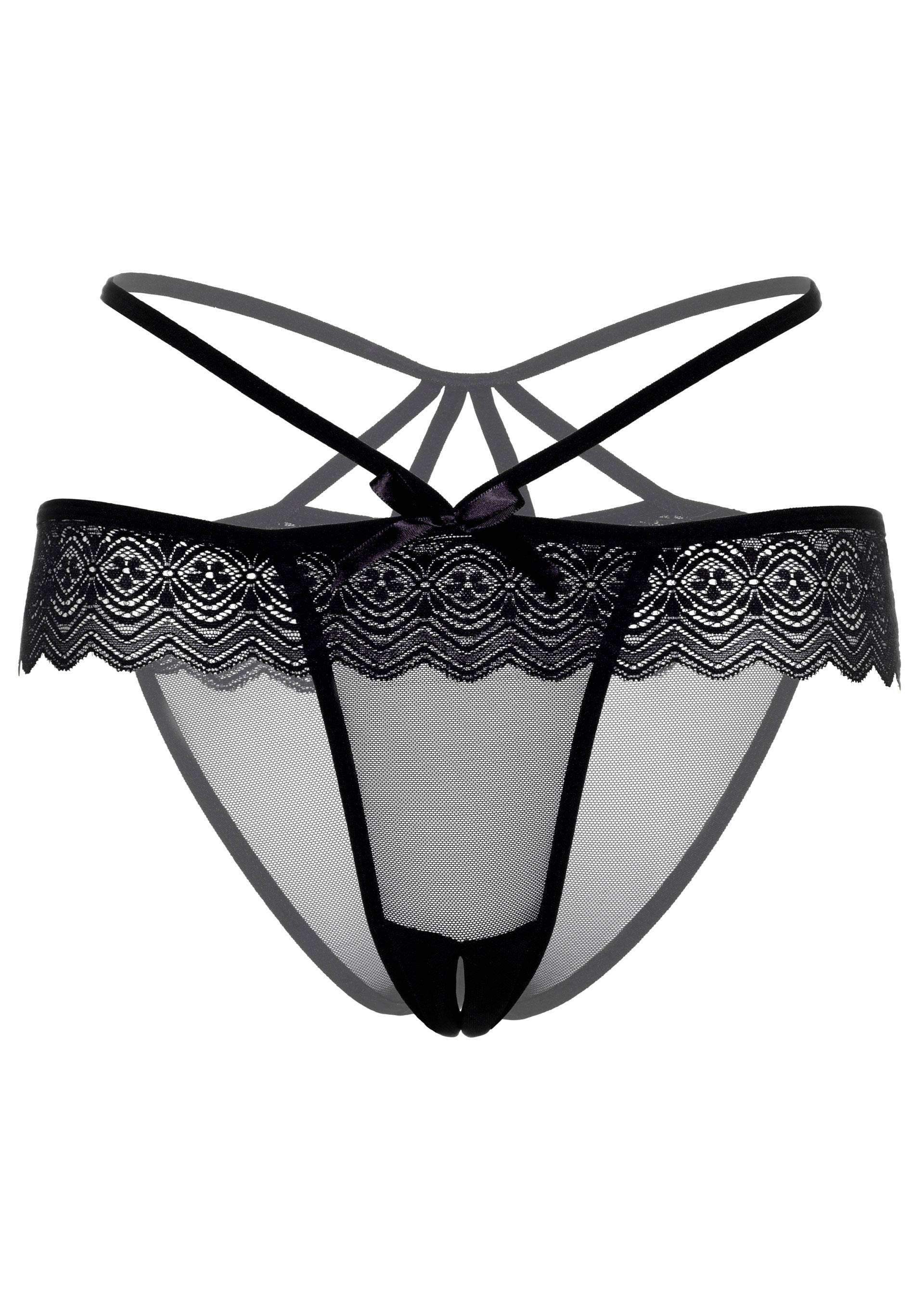 Culotte Tanga sexy Taylor Noire