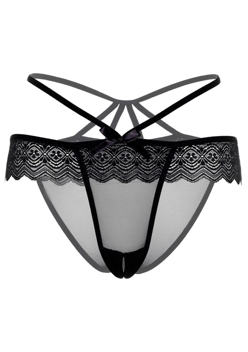 Culotte Tanga sexy Taylor Noire