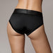Culotte vibrante Strap-On High Cut Brief Noire