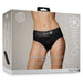 Culotte vibrante Strap-On High Cut Brief Noire