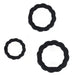 Lot de 3 Cockrings Tortick Noirs