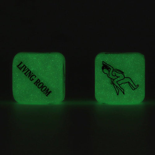 Dés coquins Glow dark