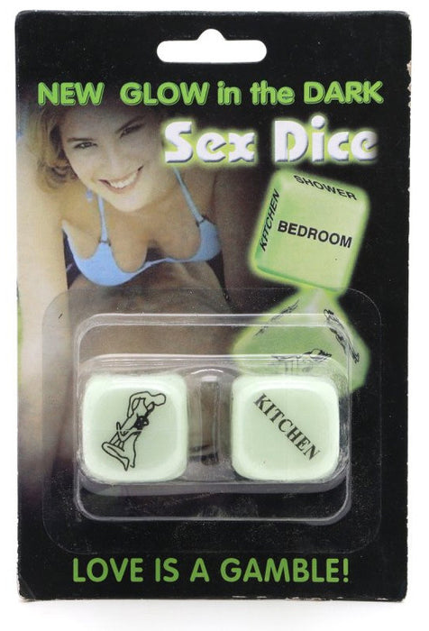 Dés coquins Glow dark