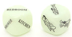 Dés coquins Glow dark