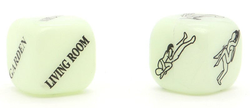 Dés coquins Glow dark