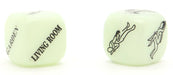 Dés coquins Glow dark