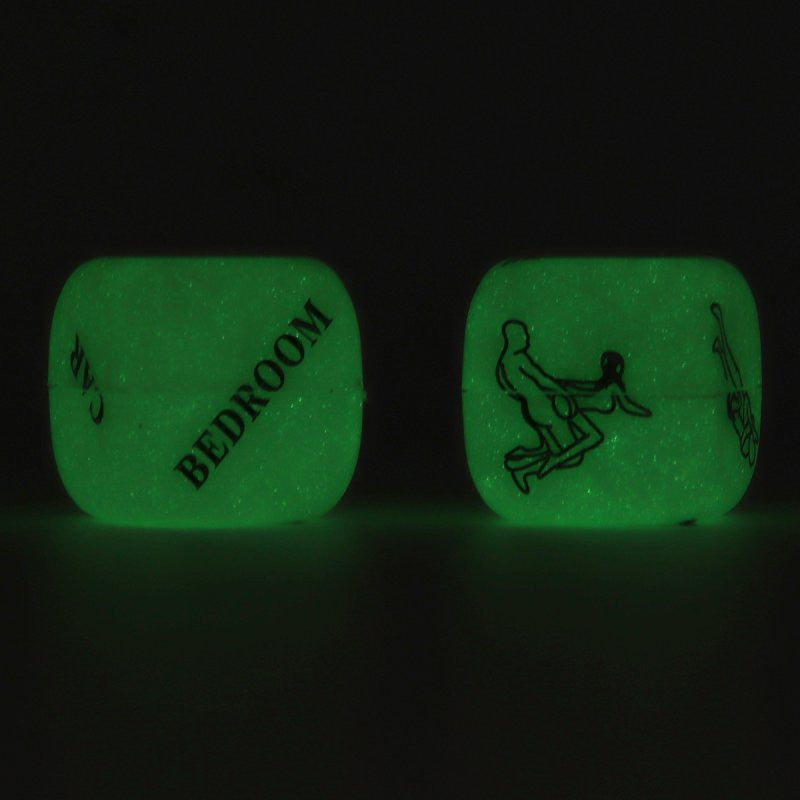 Dés coquins Glow dark