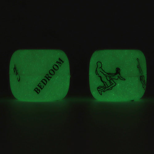 Dés coquins Glow dark