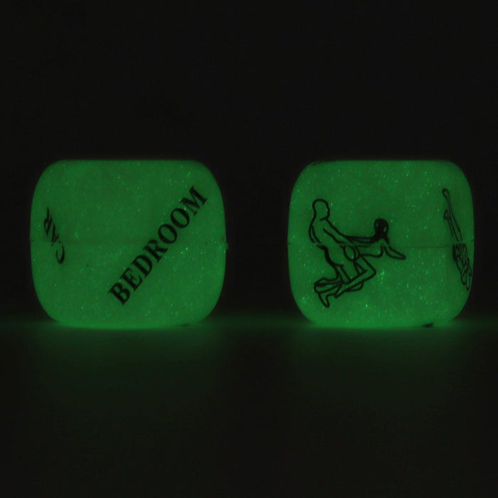 Dés coquins Glow dark