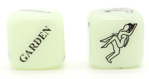 Dés coquins Glow dark