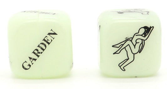 Dés coquins Glow dark
