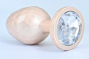 Plug Ikonik Diamond L 8 x 4 cm Beige