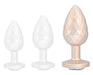 Plug Ikonik Diamond L 8 x 4 cm Beige