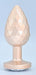 Plug Ikonik Diamond L 8 x 4 cm Beige