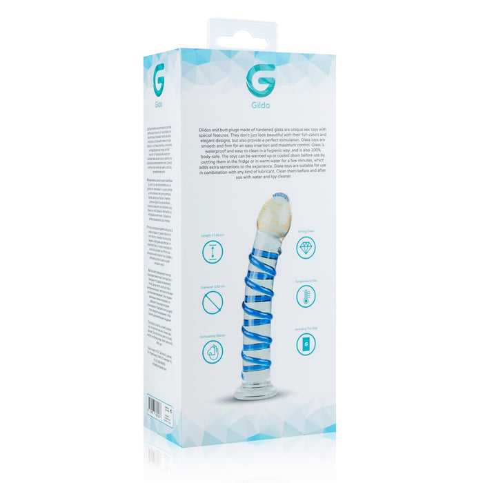 Dildo en Verre n 01 - 17.5 x 3.5 cm