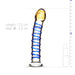Dildo en Verre n 01 - 17.5 x 3.5 cm