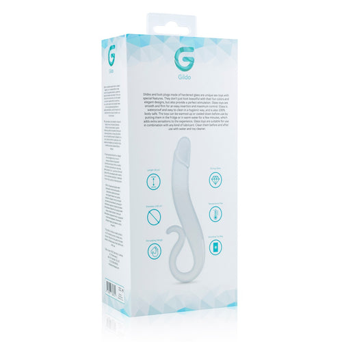 Dildo en Verre n 14 - 18 x 2.6 cm