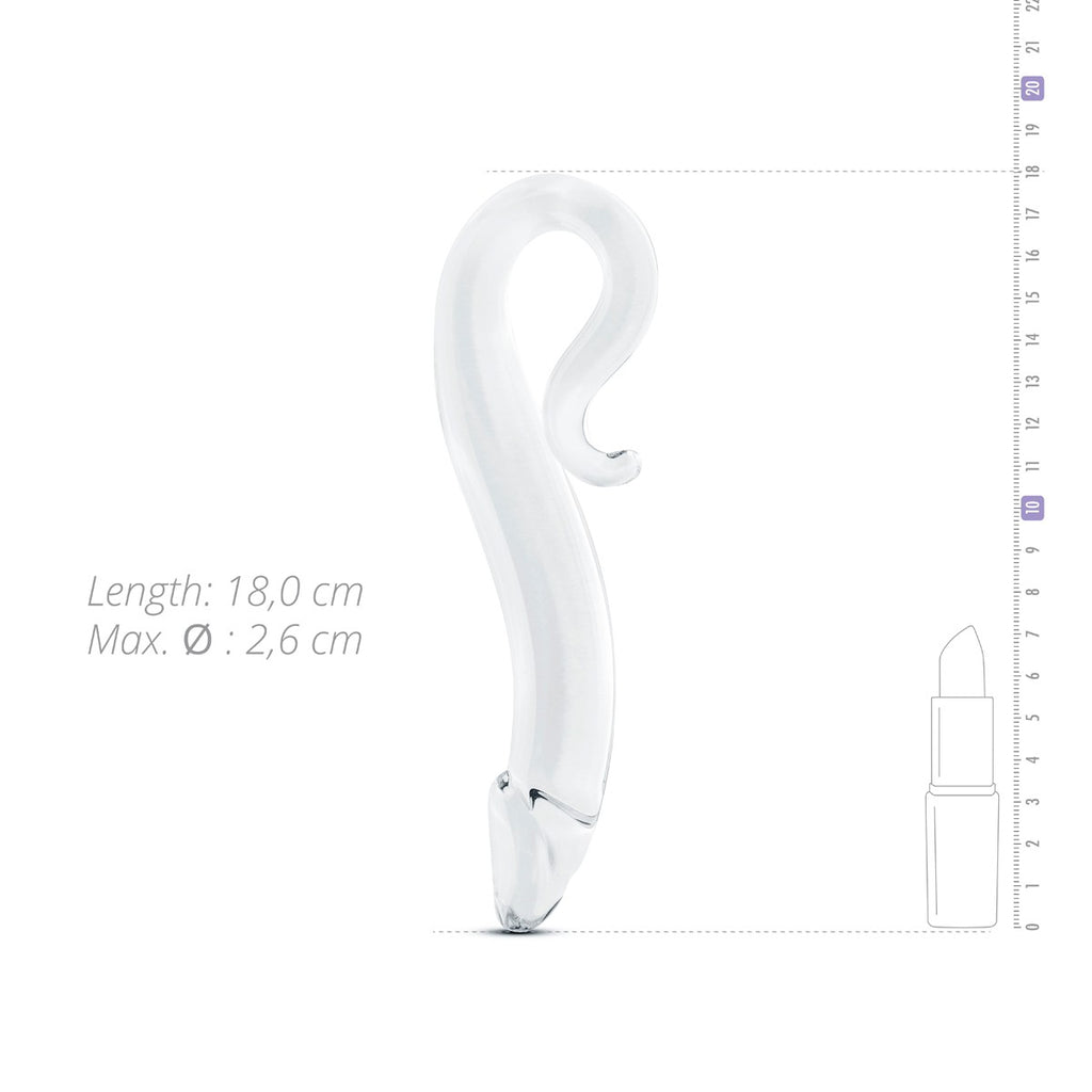 Dildo en Verre n 14 - 18 x 2.6 cm