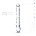 Dildo en Verre n 19 - 20 x 3.2 cm