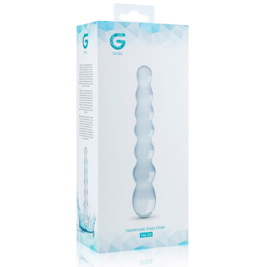 Dildo en Verre n 19 - 20 x 3.2 cm