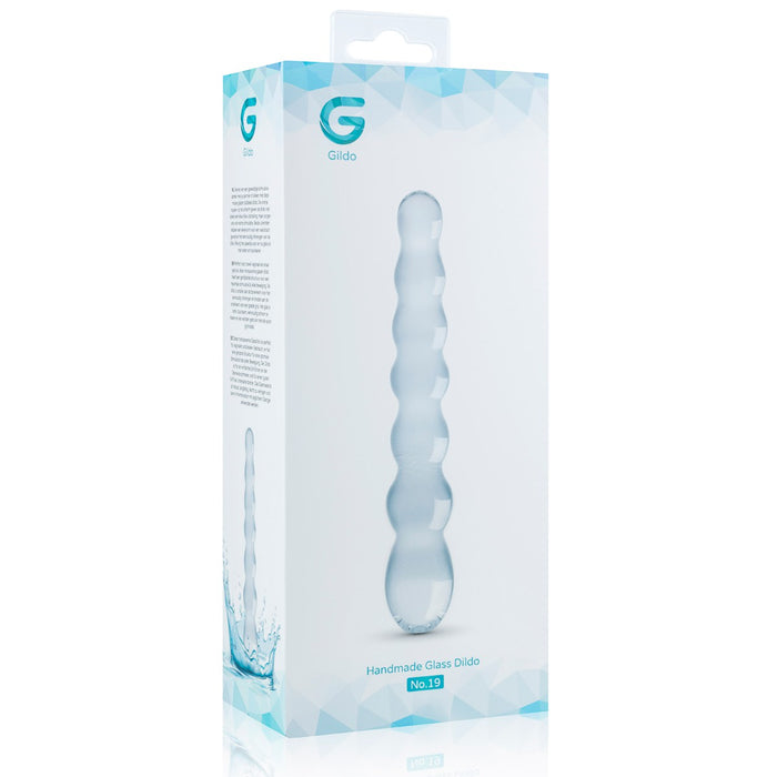 Dildo en Verre n 19 - 20 x 3.2 cm