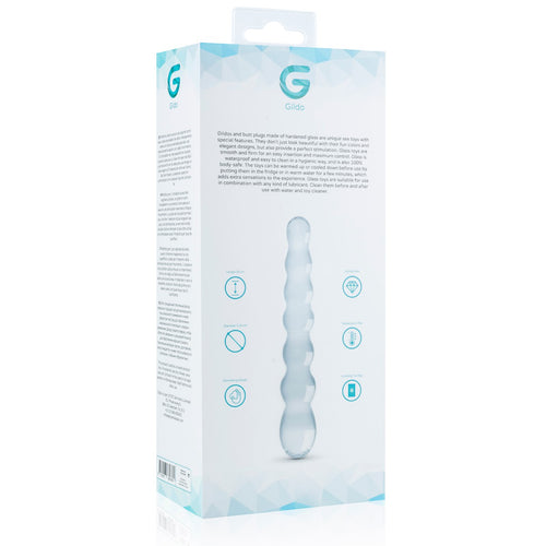 Dildo en Verre n 19 - 20 x 3.2 cm