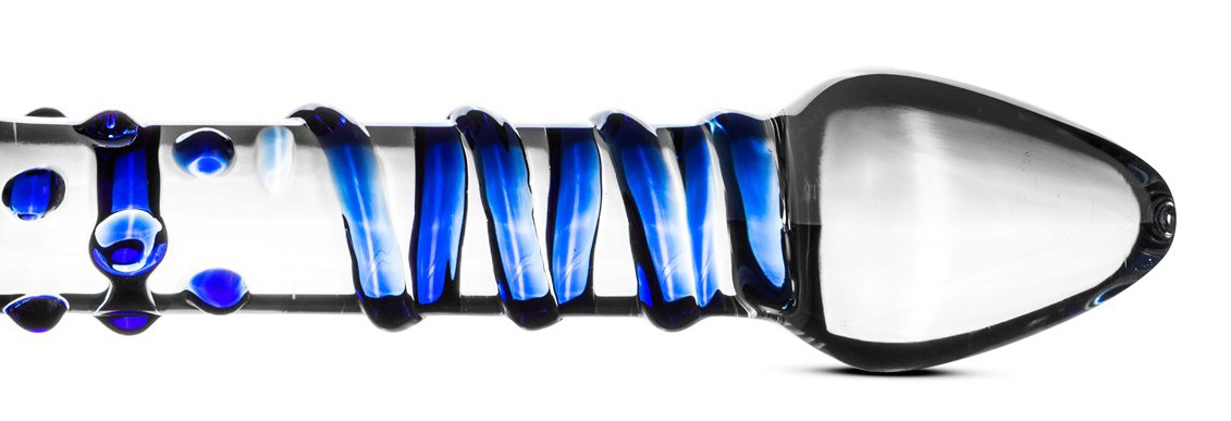 Dildo en Verre n 21 - 20 x 3.4 cm