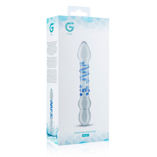 Dildo en Verre n 21 - 20 x 3.4 cm