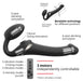 Dildo Multi Orgasm Strap-On-Me XL 16 x 4.7cm Noir
